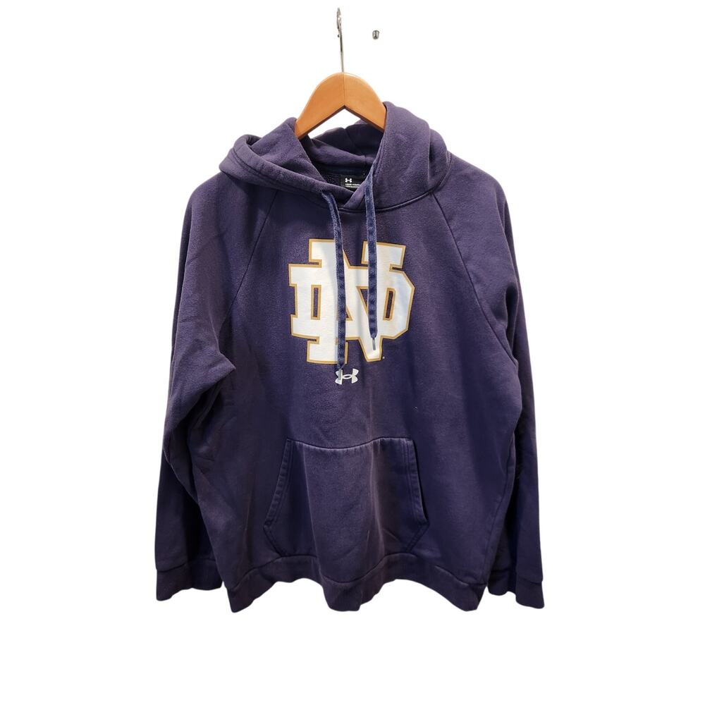 Notre Dame Under Armour Navy Hoodie